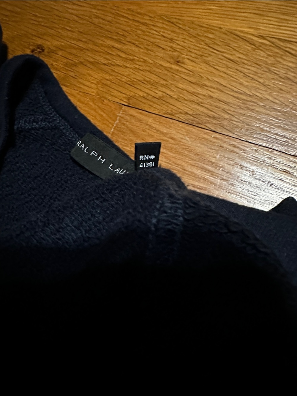 Ralph Lauren Black Label Men's Navy Crewneck Sweater - Picture 11 of 11